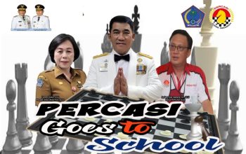 Percasi Sulut Luncurkan Program ‘Goes to School’, Targetkan Cetak Pecatur Muda Berprestasi