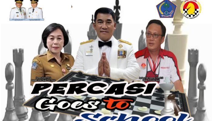 Percasi Sulut Luncurkan Program ‘Goes to School’, Targetkan Cetak Pecatur Muda Berprestasi