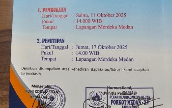 Porkot Medan XV Tahun 2025 Siap Digelar, Pembukaan di Lapangan Merdeka