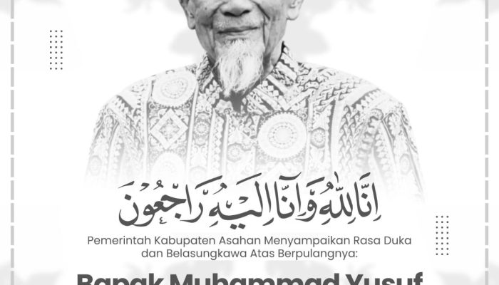 Bupati Asahan Taufik Zainal Abidin Berduka, Ayah Ketua TP PKK Asahan Wafat