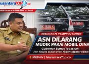 Bobby Nasution Larang ASN Pemprov Sumut Gunakan Mobil Dinas untuk Mudik Lebaran 1447 H
