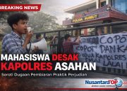 Mahasiswa Desak Evaluasi Kapolres dan Kasat Reskrim Asahan, Singgung Dugaan Pembiaran Judi